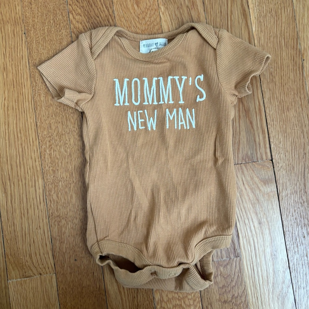 Mommy’s New Man Baby Onesie